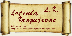Latinka Kragujevac vizit kartica